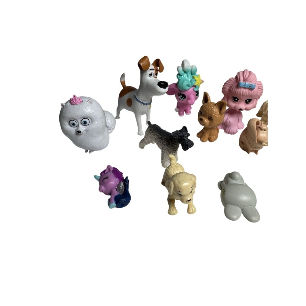 Mixed Lot 21pc Miniature‎ Animal Figures Paw Patrol Secret Life of Pets LPS Dogs - Picture 6 of 8